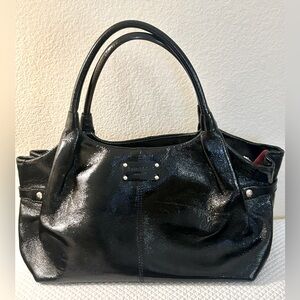 Kate Spade pattern leather black back ￼